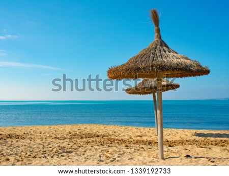 Similar – Sunshades on the beach