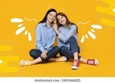 Beautiful design for concept of Sisters day - Powered by Shutterstock