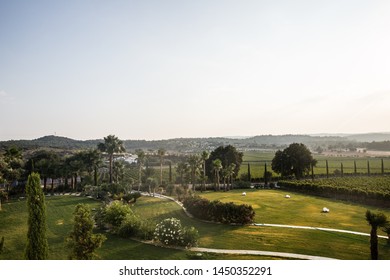 Beautiful designed garden of Toscana valley