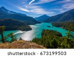 Beautiful Diablo Lake is a reservoir in the North Cascade mountains of northern Washington state, United States.