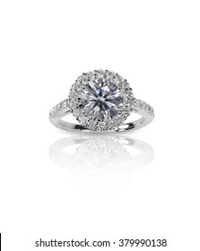 Beautiful Diamond Engagement Solitaire Wedding Band Ring Round Radiant Cut