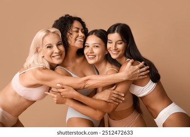 Hermosas mujeres positivas cuerpo