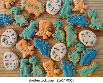 Beautiful Dinosaurs And Egg Cookie Art