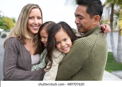 Beautiful Diverse Family