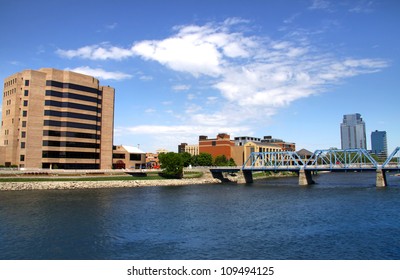 Beautiful Downtown Grand Rapids in Michigan