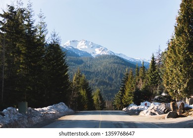 Beautiful and dramatic mountain peak