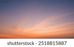 Beautiful dramatic scenic after sunset sky background after sunset