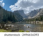 Beautiful Dream Lake in Rocky Mountain National Park