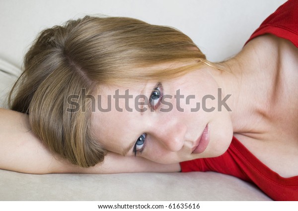 Young Blonde Teen Facesitting