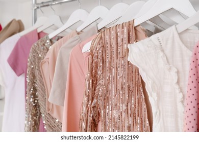 Beautiful Dresses For High School Prom In Shop, Closeup