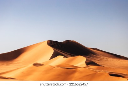 Beautiful Dune In Golden Light At Sossuvlei National Park In Namibia