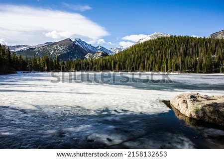 A beautiful early morning at Bear Lake, Rocky Mountain National Park, in the great state of Colorado, USA