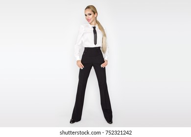 white shirt and black pant for girl