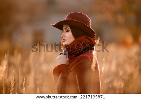 Similar – Image, Stock Photo meadow + spring Happy