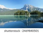 Beautiful Emerald lake, Yoho national park, British Columbia, Canada