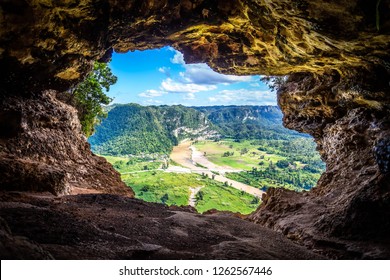 Beautiful Empty Natural Caves Deep Underground 