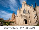 Beautiful Episcopal Palace of Astorga, Spain