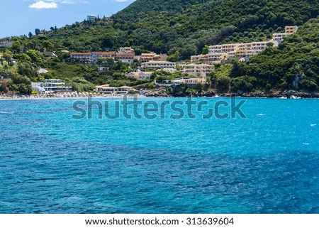 Beautiful Ermones Beach On Corfu Kerkyra Stock Photo Edit