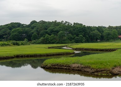 Beautiful Estuary On The North Shore In Beverly, Massachusetts