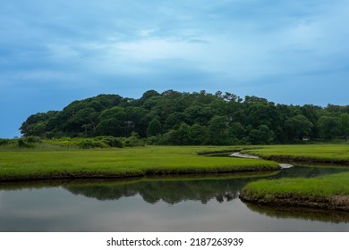 Beautiful Estuary On The North Shore In Beverly, Massachusetts