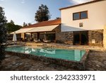 Beautiful exotic country villa on the Duoro river in Portugal with pool