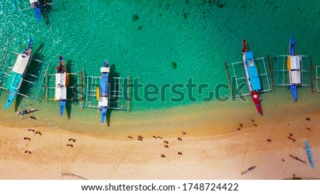 Beautiful exotic Seven commandos bech, El Nido , Palawan, Phillipines