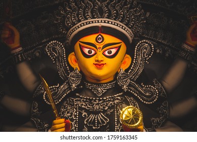 beautiful face of goddess durga maa
