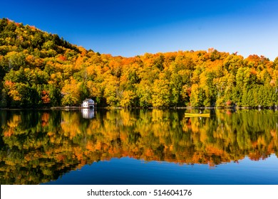 Beautiful Fall moment in Quebec, Canada - Powered by Shutterstock