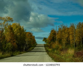 Beautiful Fall Scenery At Manitoulin Island