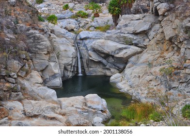 Beautiful falls in the Sierra la Laguna Biosphere Reserve in Mexico