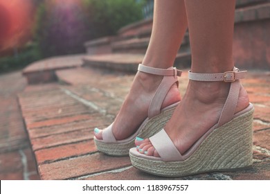 Wedges Feet Images, Stock Photos 