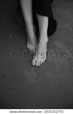 Similar – barefoot 2 Barefoot Woman