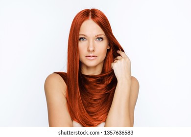 Beautiful Girl With Long Straight Hair Images Stock Photos