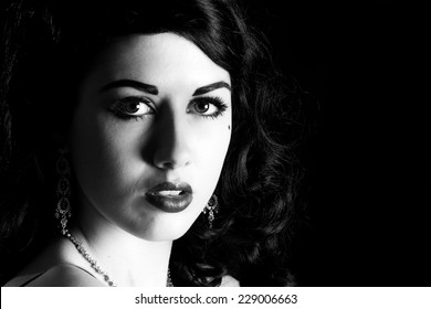 Beautiful Film Noir Woman