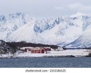 Beautiful fishing villages and Breathtaking seascapes along the coast of the Vesterålen islands, Nordland, Norway