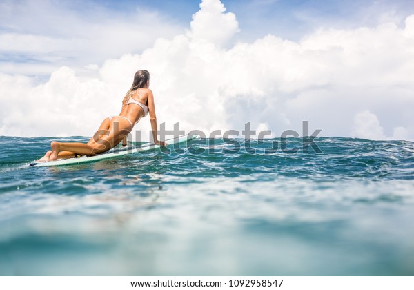Beautiful Fit Surfer Girl Sexy Stock Photo | Shutterstock