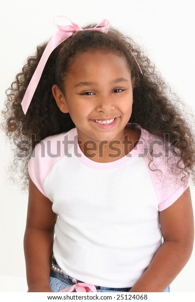 Beautiful Five Year Old African American Stock Photo (Edit Now) 25124068