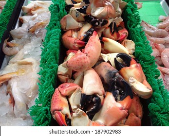 Beautiful Florida stone crabs