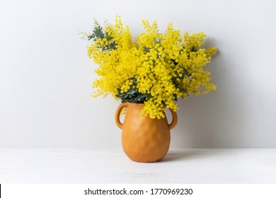 Beautiful Floral Arrangement Australian Native Yellow Stock Photo ...