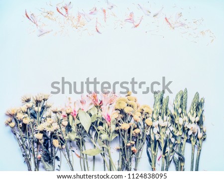Similar – Image, Stock Photo Flowers Background Style