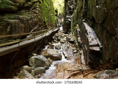 Beautiful The Flume Gorge in New Hampshire.