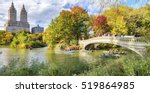 Beautiful foliage colors of New York Central Park.