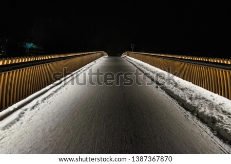 Similar – Image, Stock Photo winter Winter Weather Town