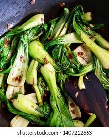 Beautiful Fresh Green Bok Choy Stir Fry!