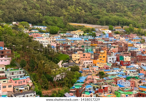 Beautiful Gamcheon Culture Village Located Busan Stock Photo Edit