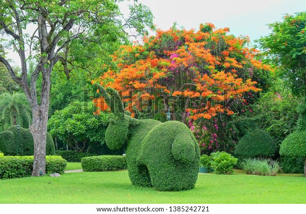 Beautiful Garden Art Decoration On Blossom Stock Photo Edit Now