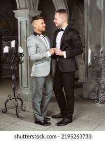 Beautiful Gay Couple Getting Married