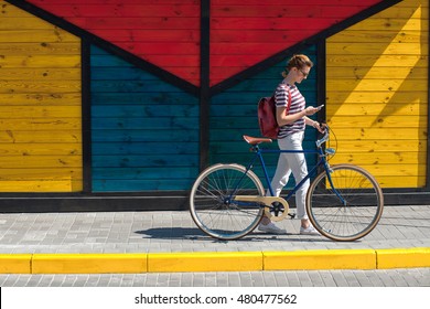 beautiful girl chatting on the phone - Powered by Shutterstock