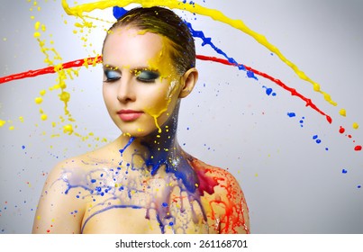 15,645 Paint drops on face Images, Stock Photos & Vectors | Shutterstock