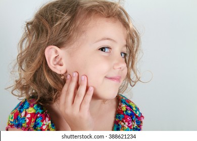 Beautiful Girl With Earring